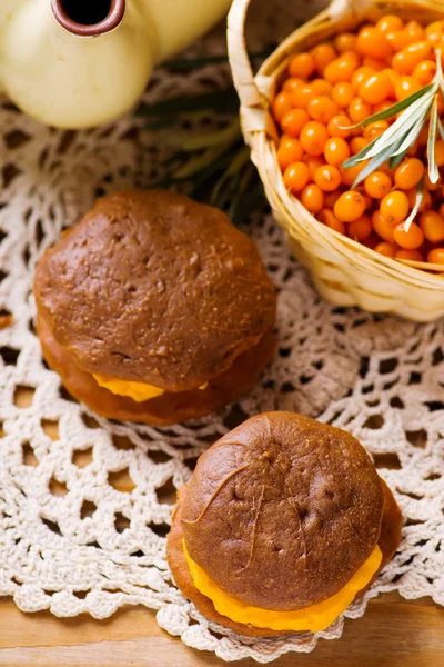 Chokladkakor av whoopie — Stockfoto